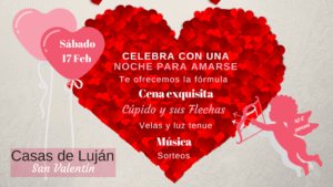 Promoción Cena San Valentín Casas de Luján